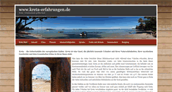 Desktop Screenshot of kreta-erfahrungen.de
